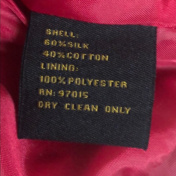 red fully lined jacket. - Picture 5 of 5